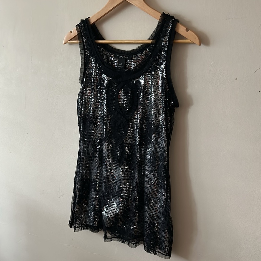 Size M | White House Black Market | Sequin Tank – Excellent Condition - Picture 8 of 12